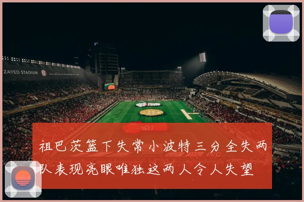 祖巴茨篮下失常小波特三分全失两队表现亮眼唯独这两人令人失望
